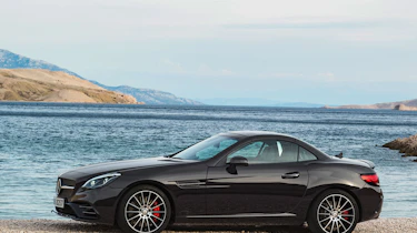 Mercedes-AMG SLC 43 side on