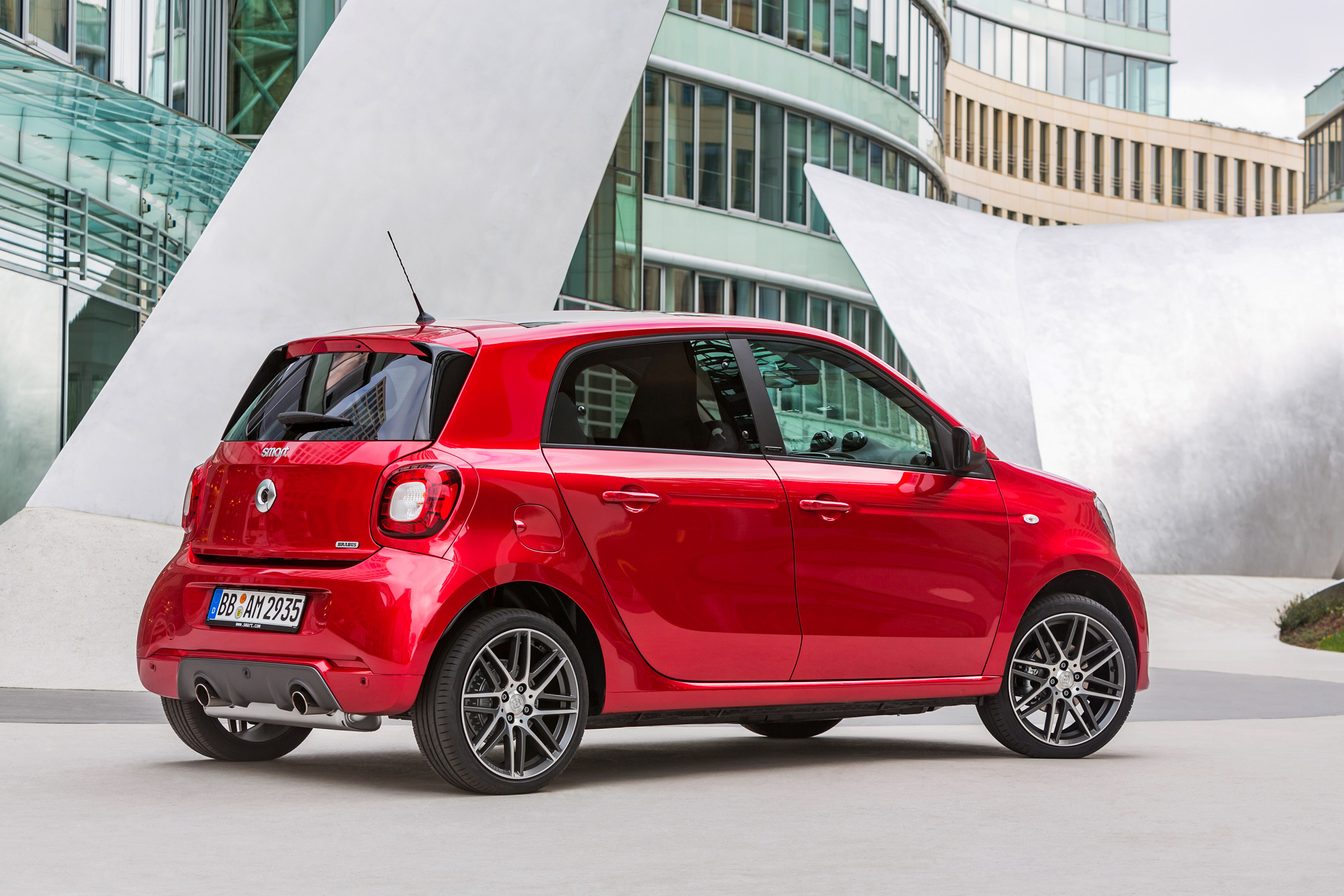 Smart ForTwo and ForFour Brabus rear static