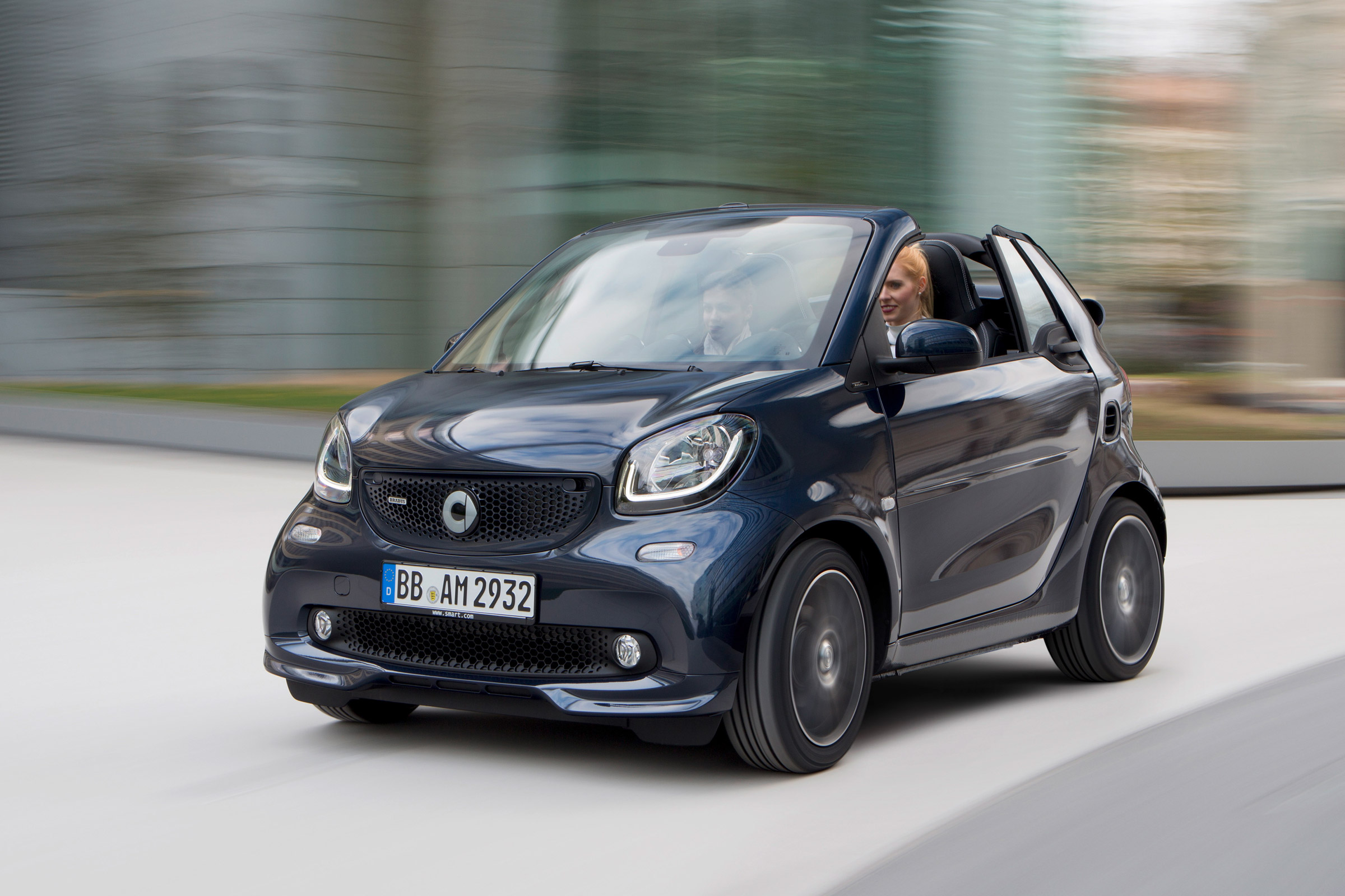 Smart ForTwo and ForFour Brabus cabrio front