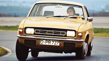 Top 10 worst cars - Austin Allegro beige front cornering