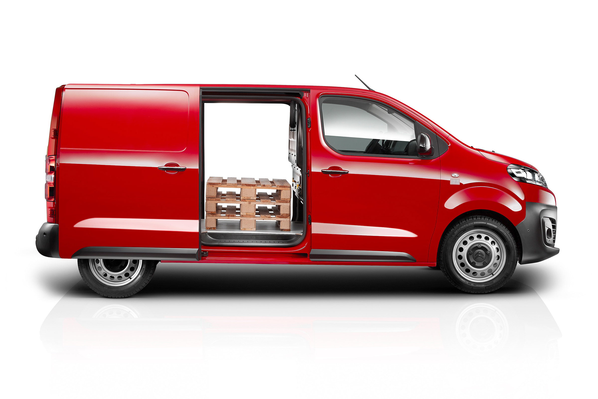 Citroen Dispatch side doors open