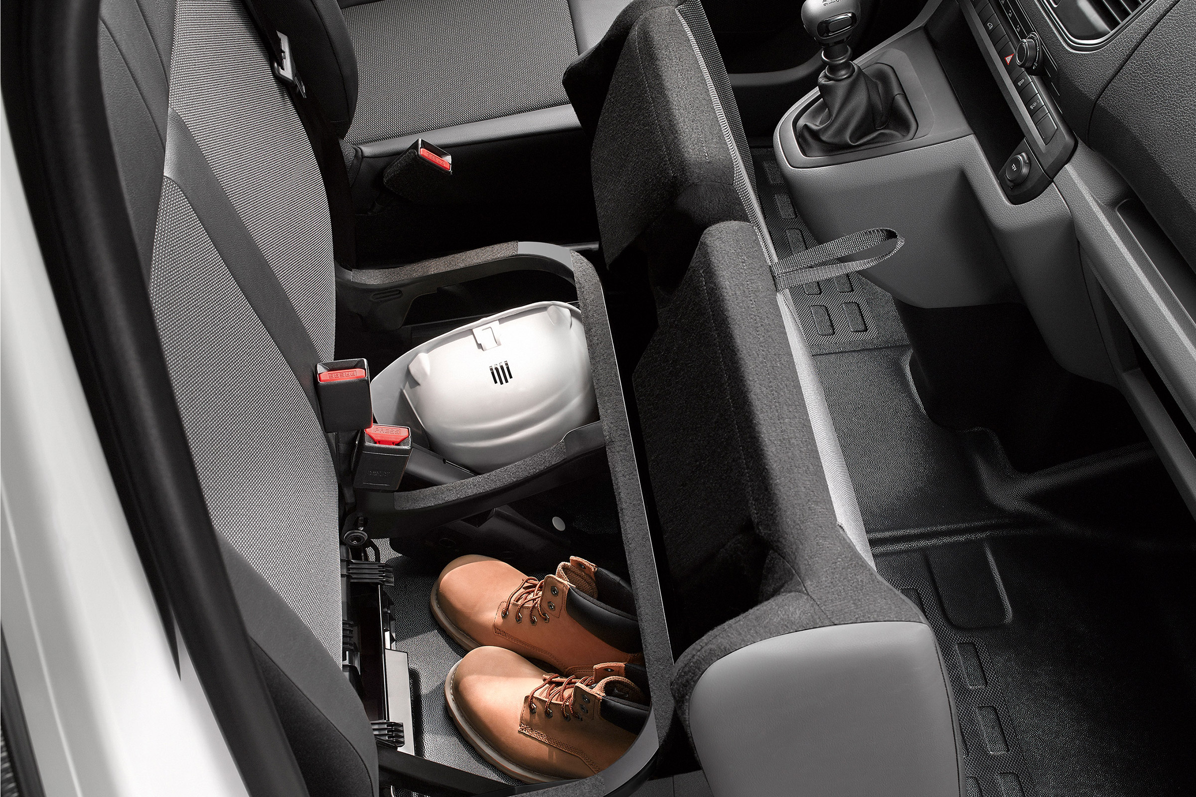 Citroen Dispatch under seat storage