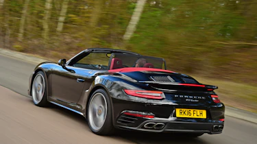 Porsche 911 Turbo Cabriolet 2016 - rear tracking 2