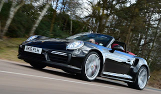 Porsche 911 Turbo Cabriolet 2016 - front tracking 2