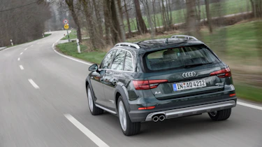 Audi A4 Allroad rear moving