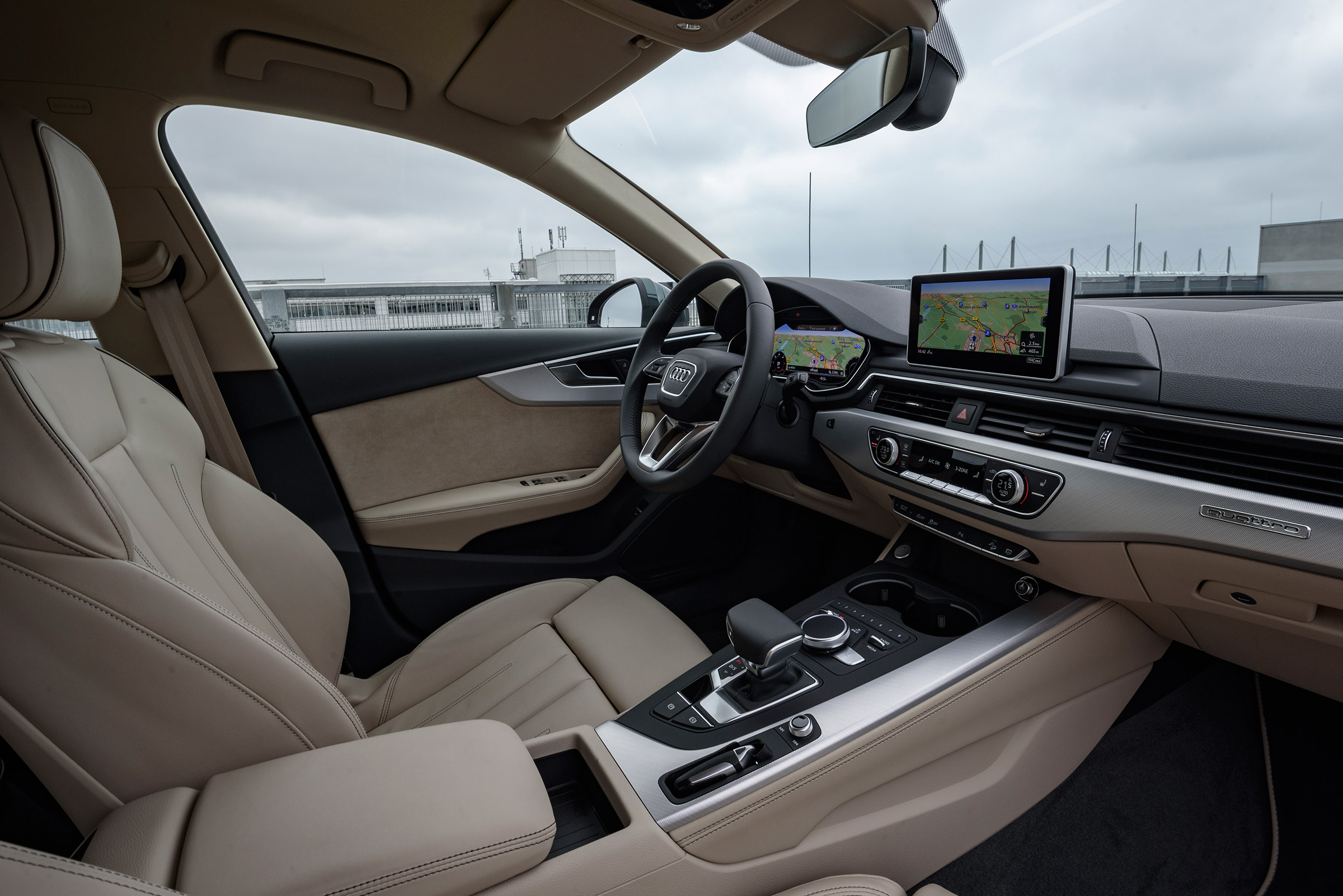 Audi A4 Allroad cabin front