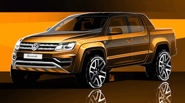 Volkswagen Amarok sketch - front