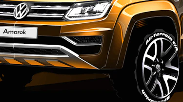 Volkswagen Amarok sketch - front detail