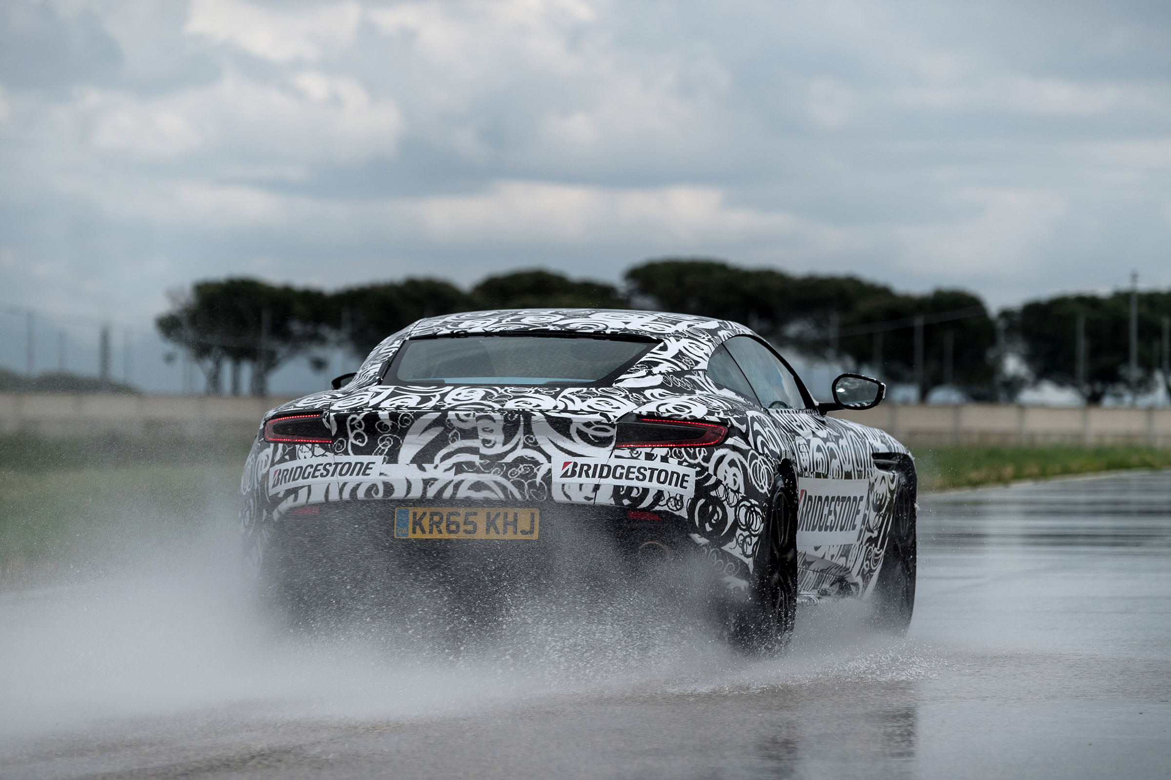Aston Martin DB11 prototype - wet rear