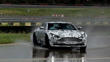 Aston Martin DB11 prototype - wet drift