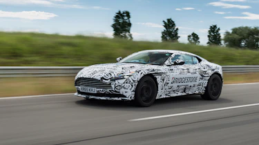 Aston Martin DB11 prototype - front tracking
