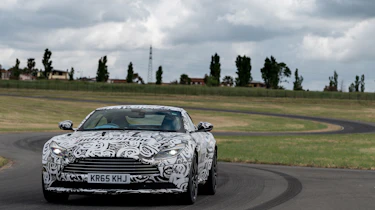 Aston Martin DB11 prototype - front cornering