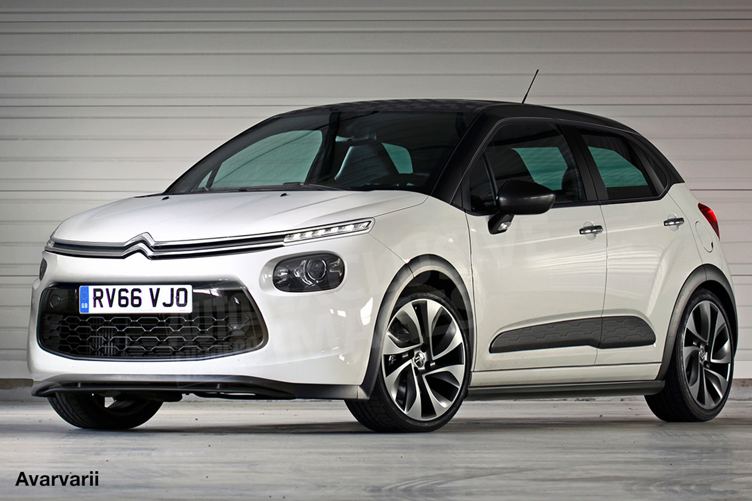 New Citroen C3 hatchback exclusive render - front
