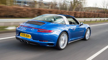 Porsche 911 Targa 2016 UK - rear tracking 2