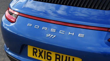 Porsche 911 Targa 2016 UK - rear close