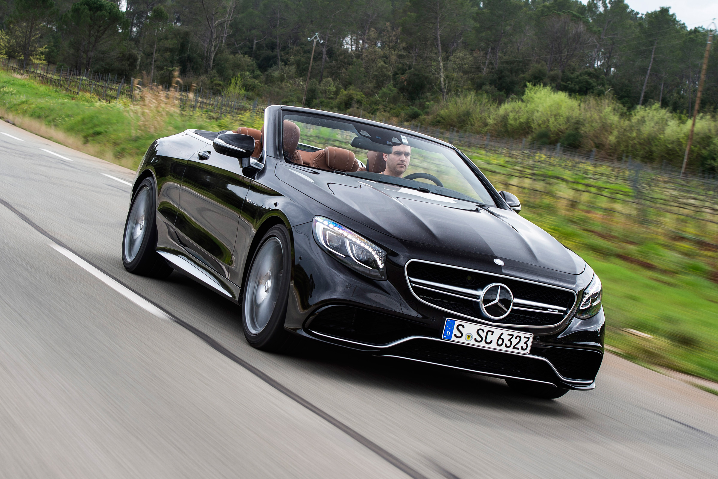 Mercedes-AMG S 63 Cabriolet 2016 - front tracking 2