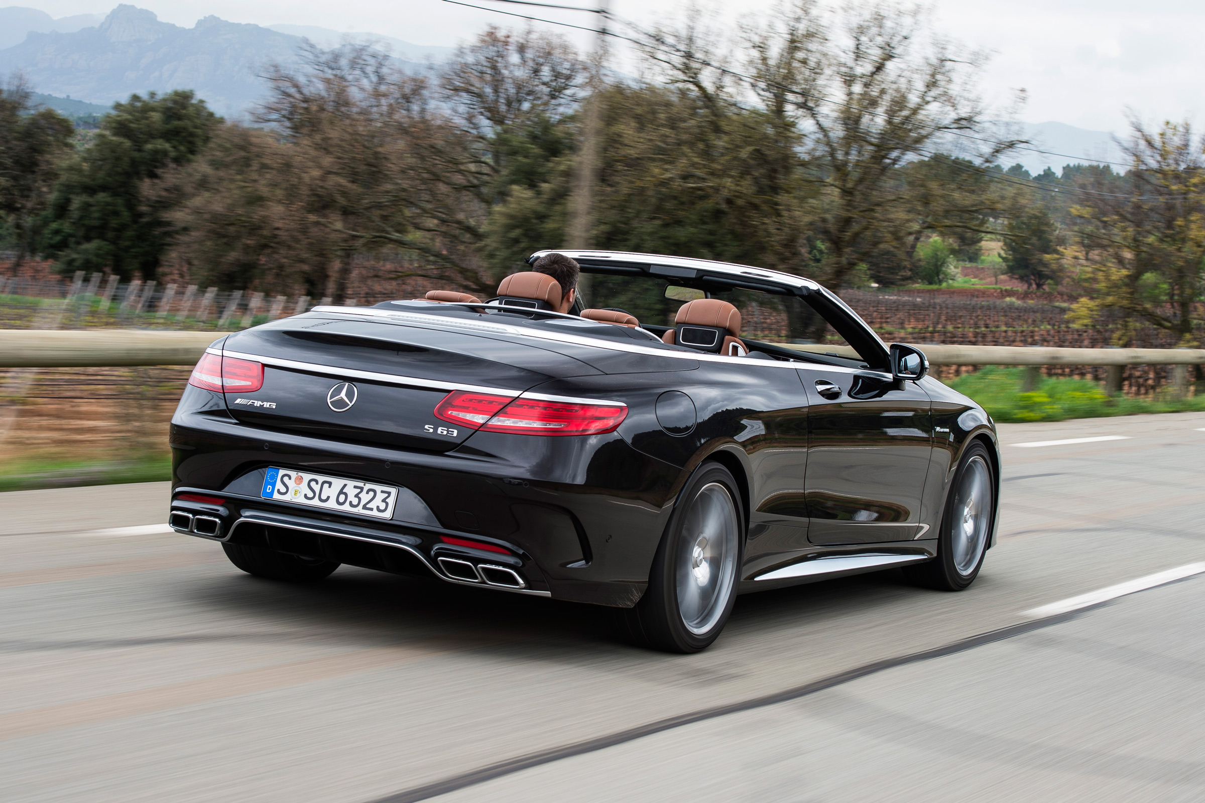 Mercedes-AMG S 63 Cabriolet 2016 - rear tracking