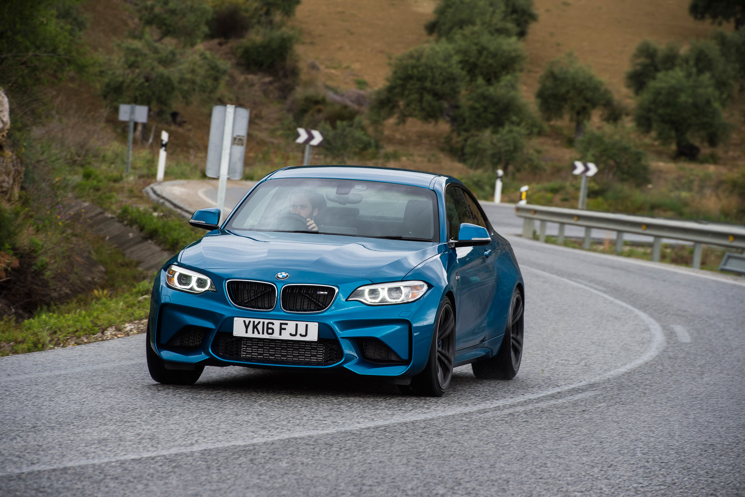 New BMW M2 Coupe UK - front cornering 2
