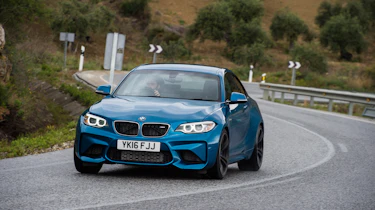 New BMW M2 Coupe UK - front cornering 2