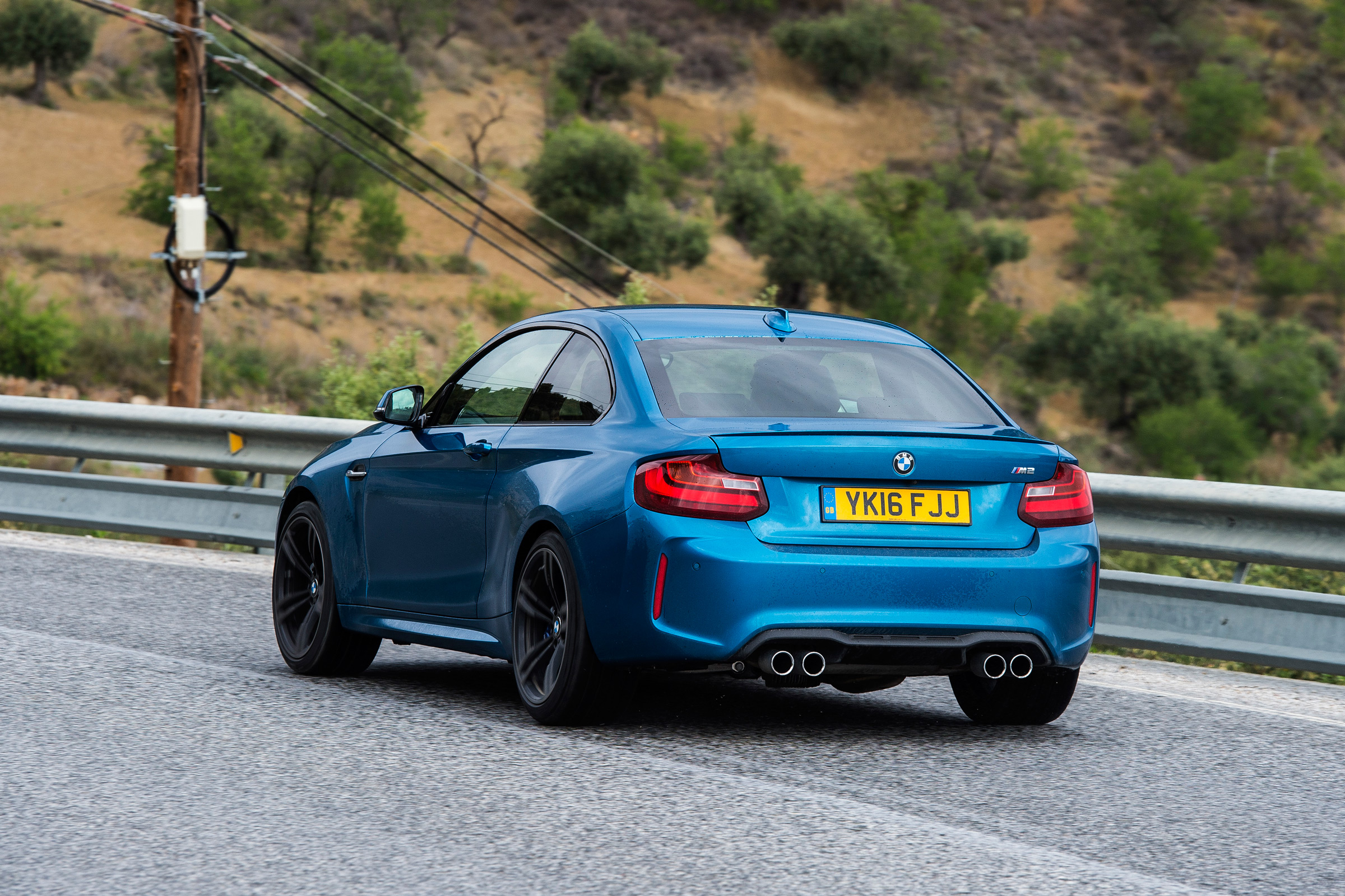 New BMW M2 Coupe UK - rear cornering 2