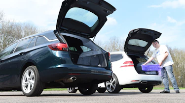 Vauxhall Astra ST vs Peugeot 308 SW - boot