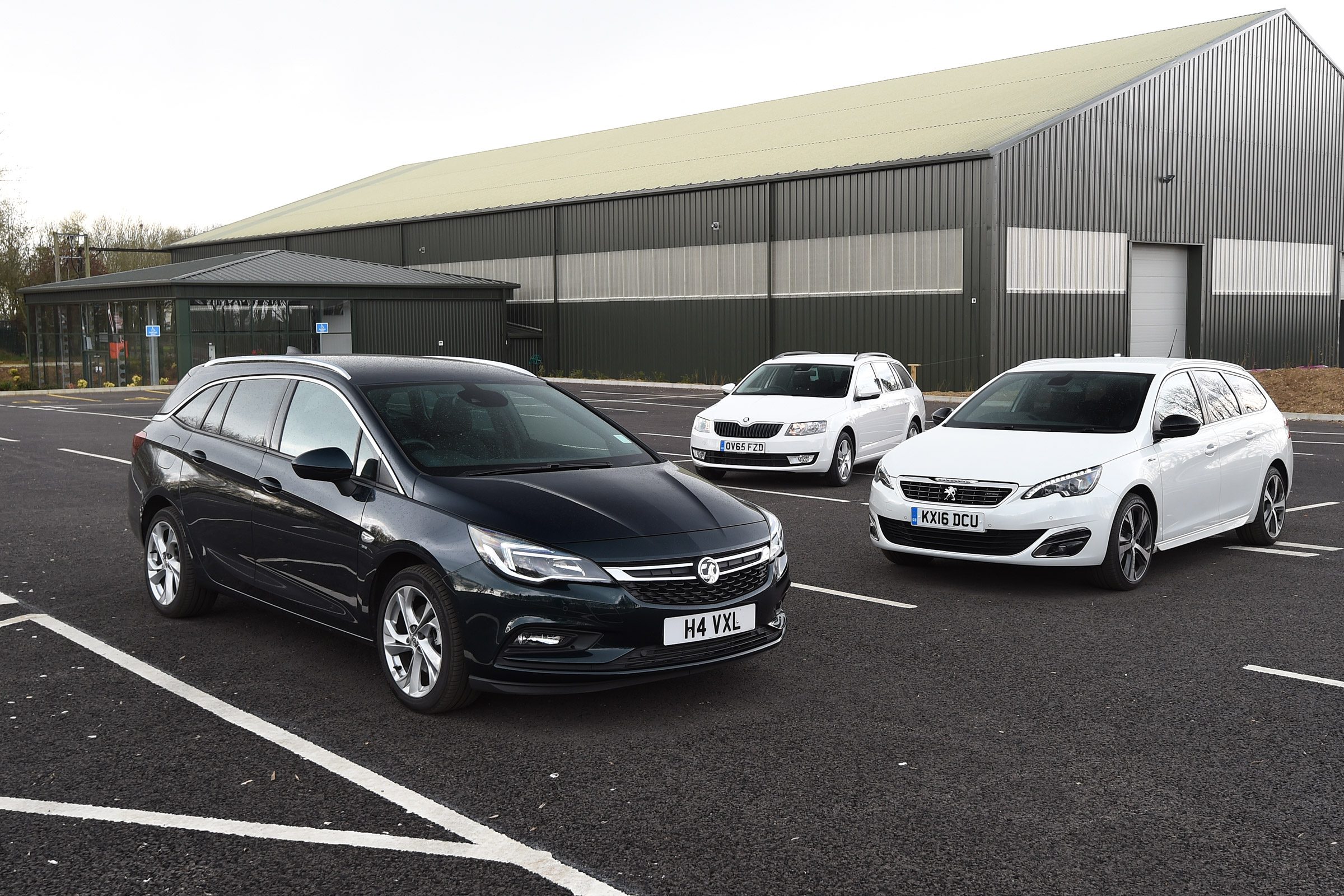 Vauxhall Astra ST vs Skoda Octavia Estate vs Peugeot 308 SW - header