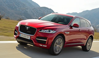 Jaguar F-Pace first drive - front tracking
