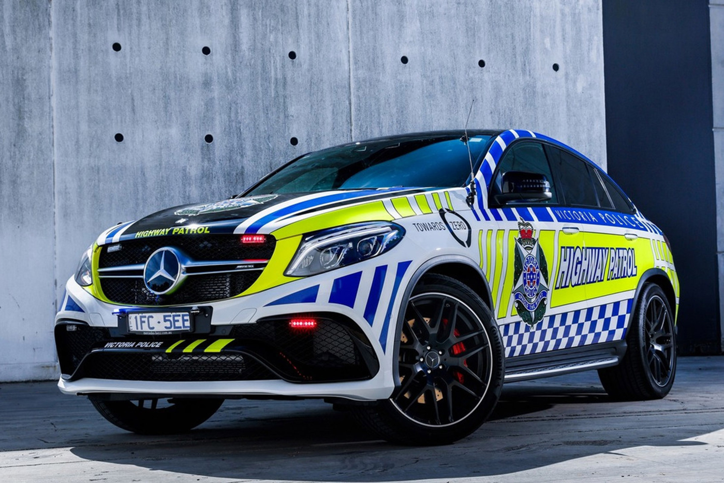 Mercedes GLE Coupe Police Car
