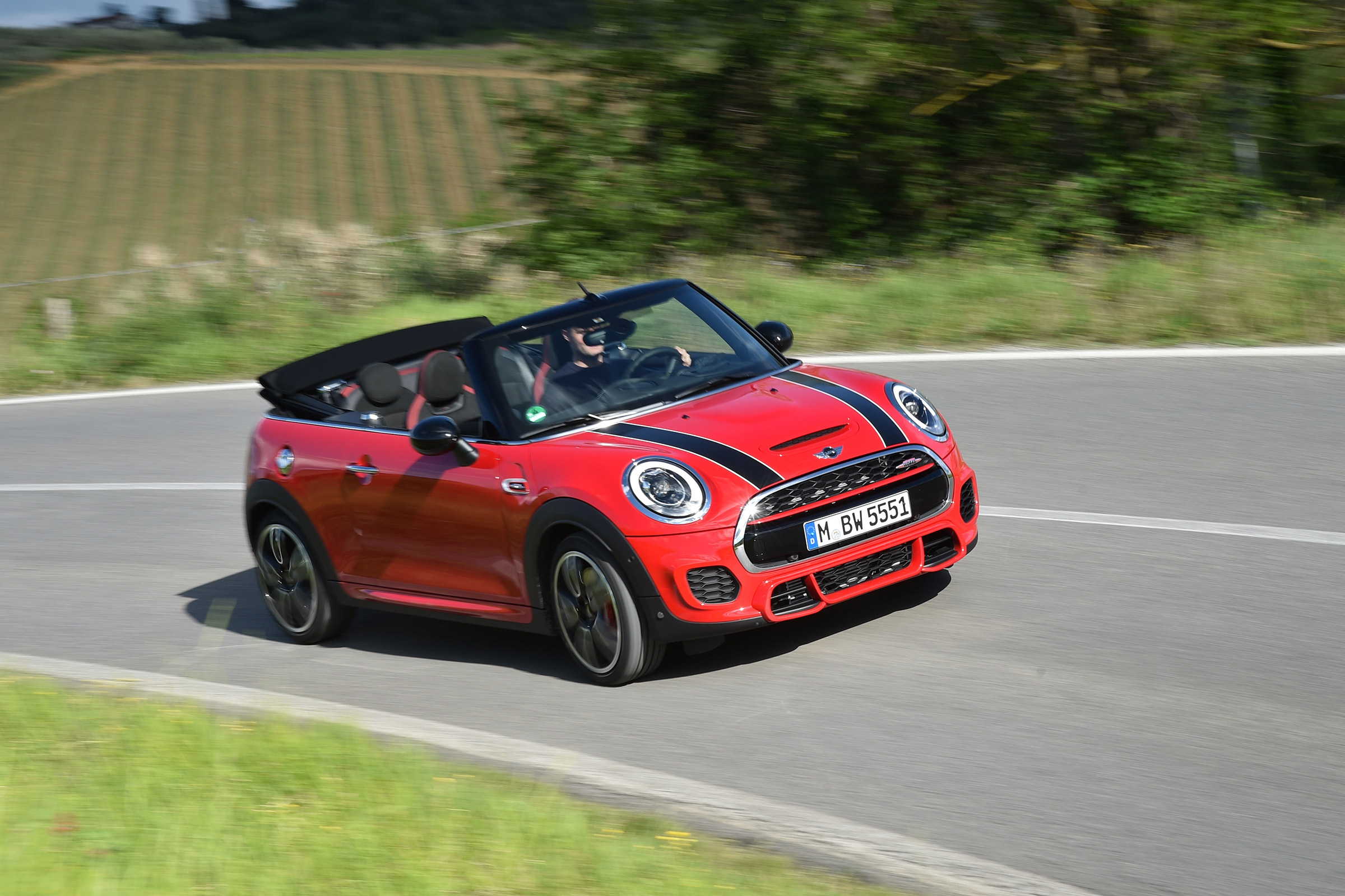 MINI JCW Convertible - front/side