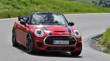 MINI JCW Convertible - front cornering