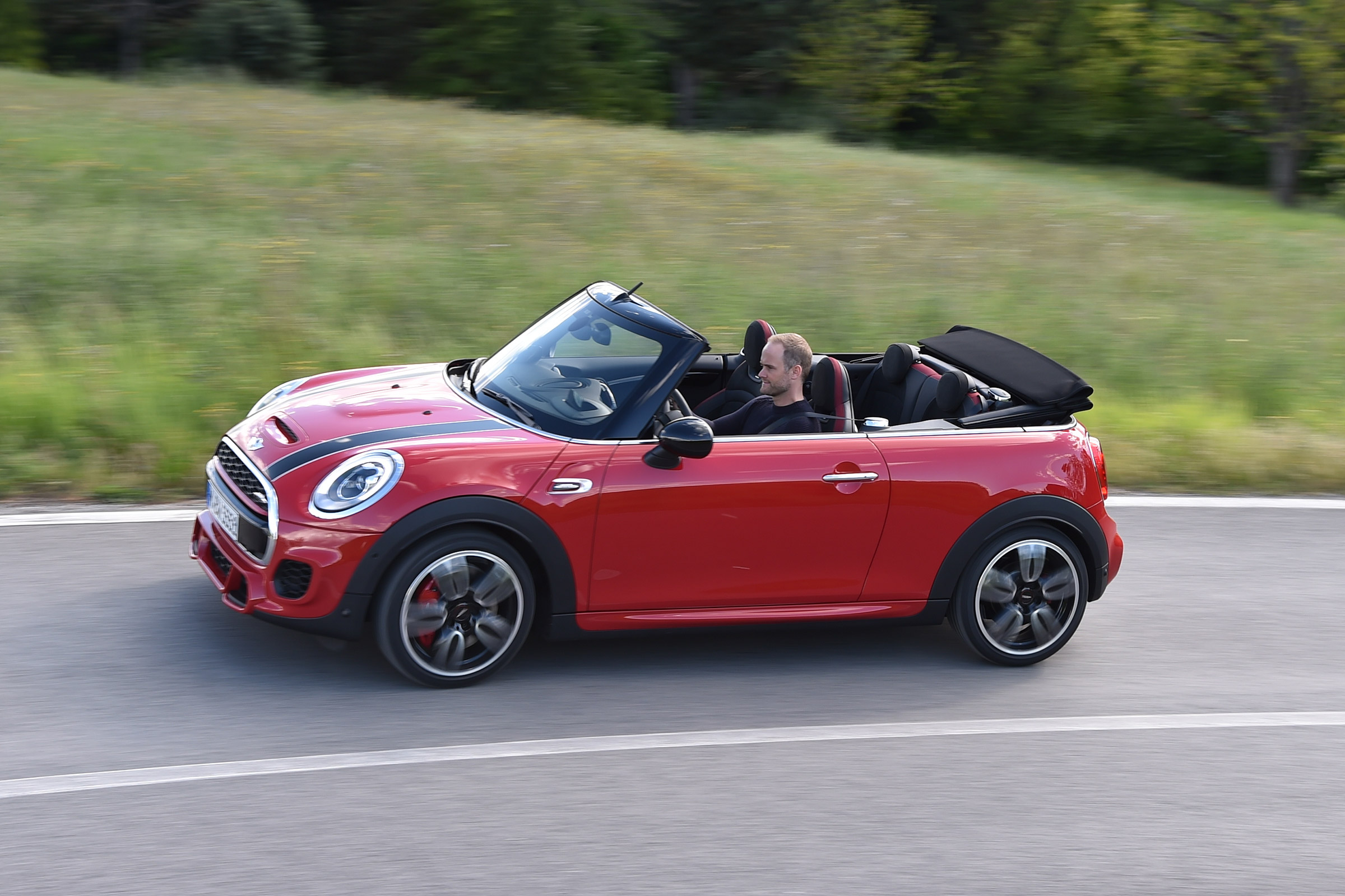 MINI JCW Convertible - side above