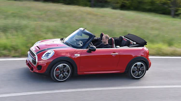 MINI JCW Convertible - side above