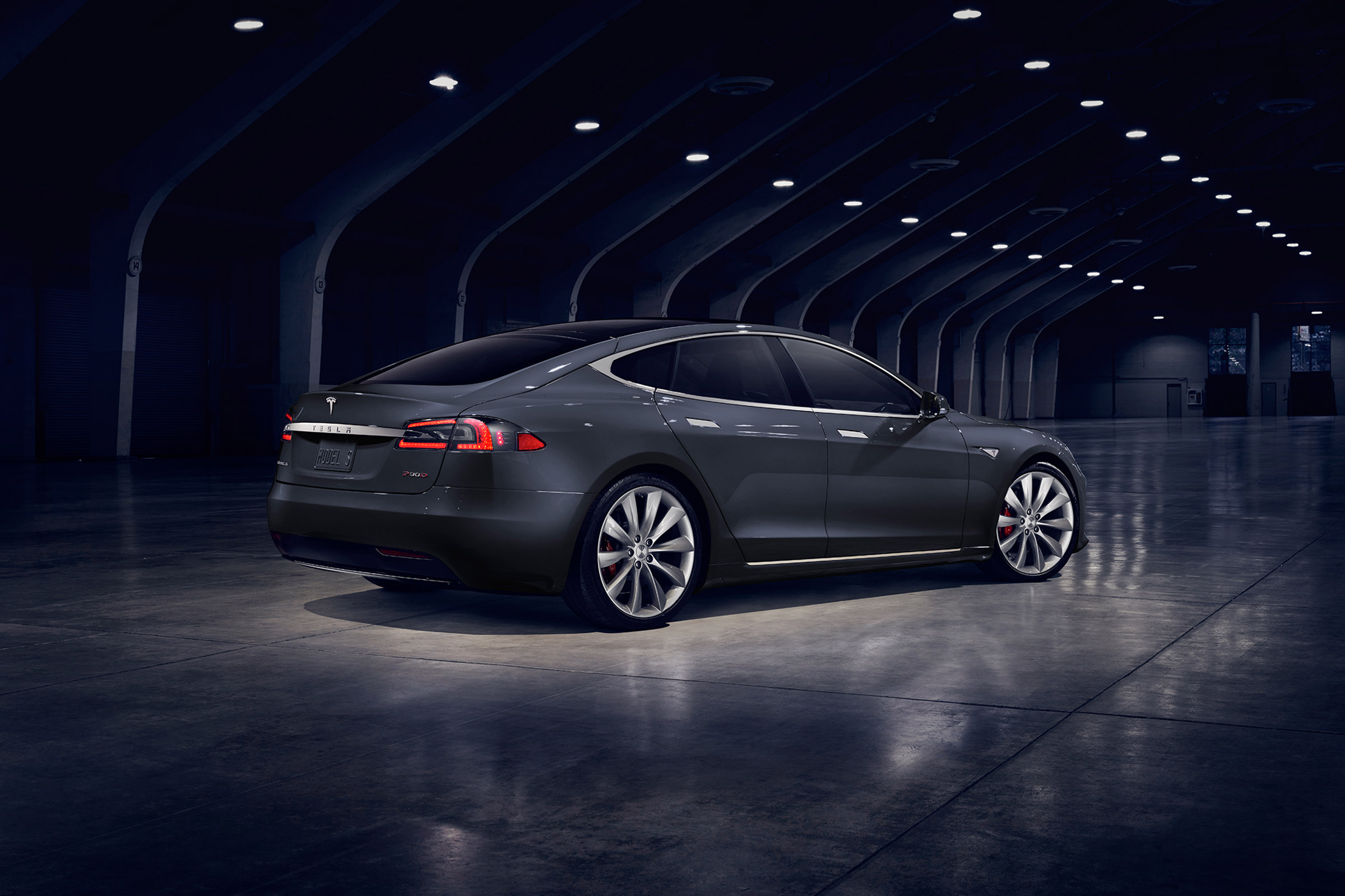 Tesla Model S 2016 facelift rear