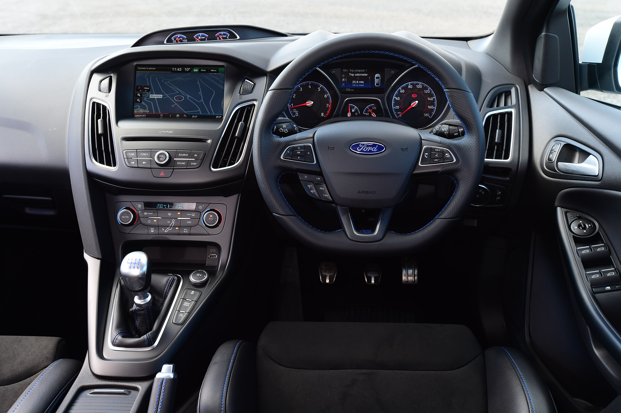 Ford Focus RS first UK drive - interior
