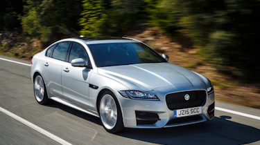 Jaguar XF 2.0d 2016 - front tracking 2