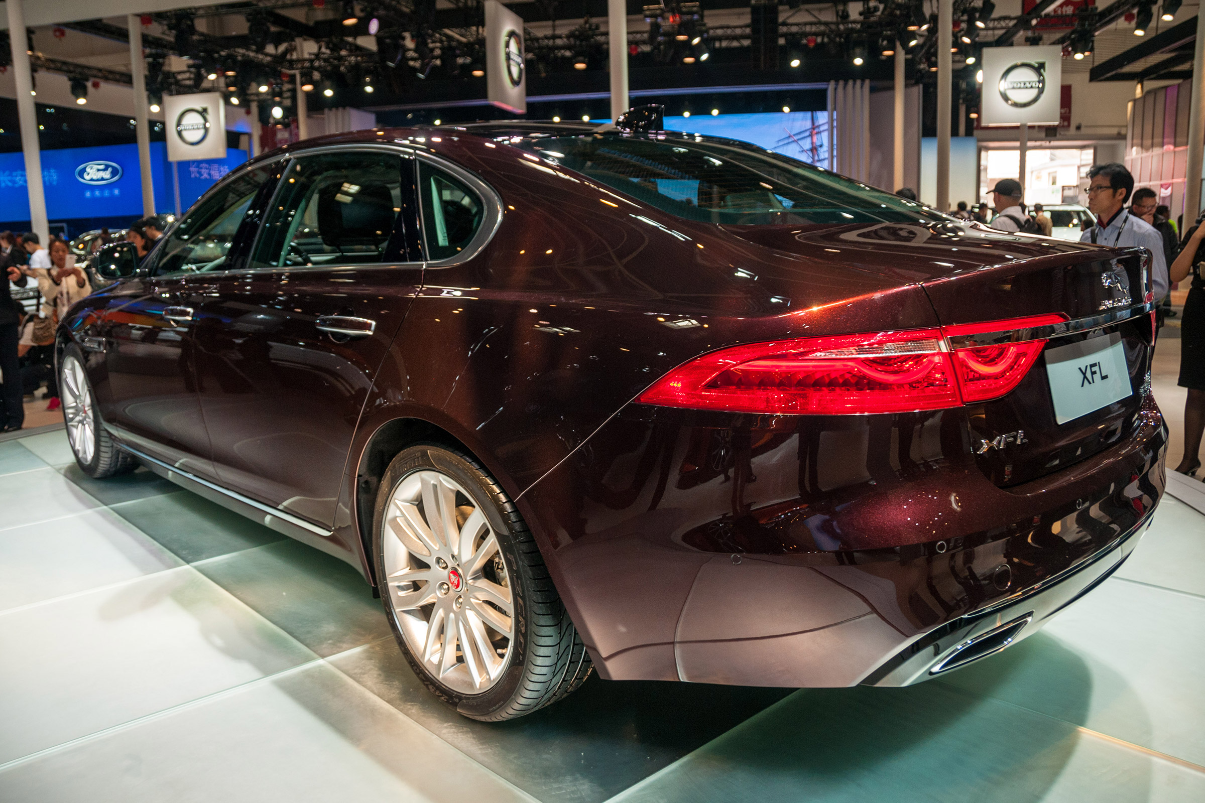Jaguar XF long wheelbase - Beijing Show - side/rear