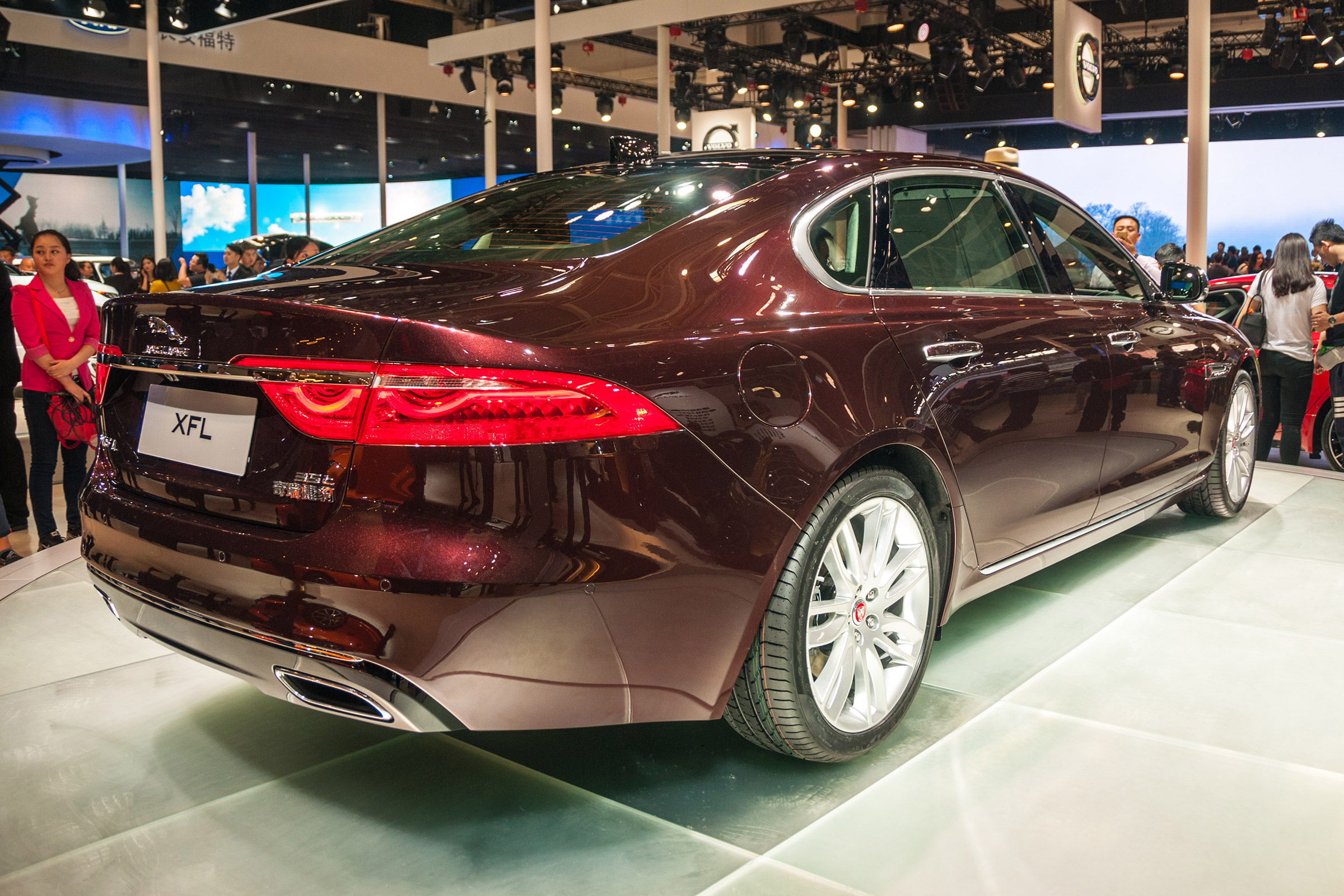 Jaguar XF long wheelbase - Beijing Show - rear/side