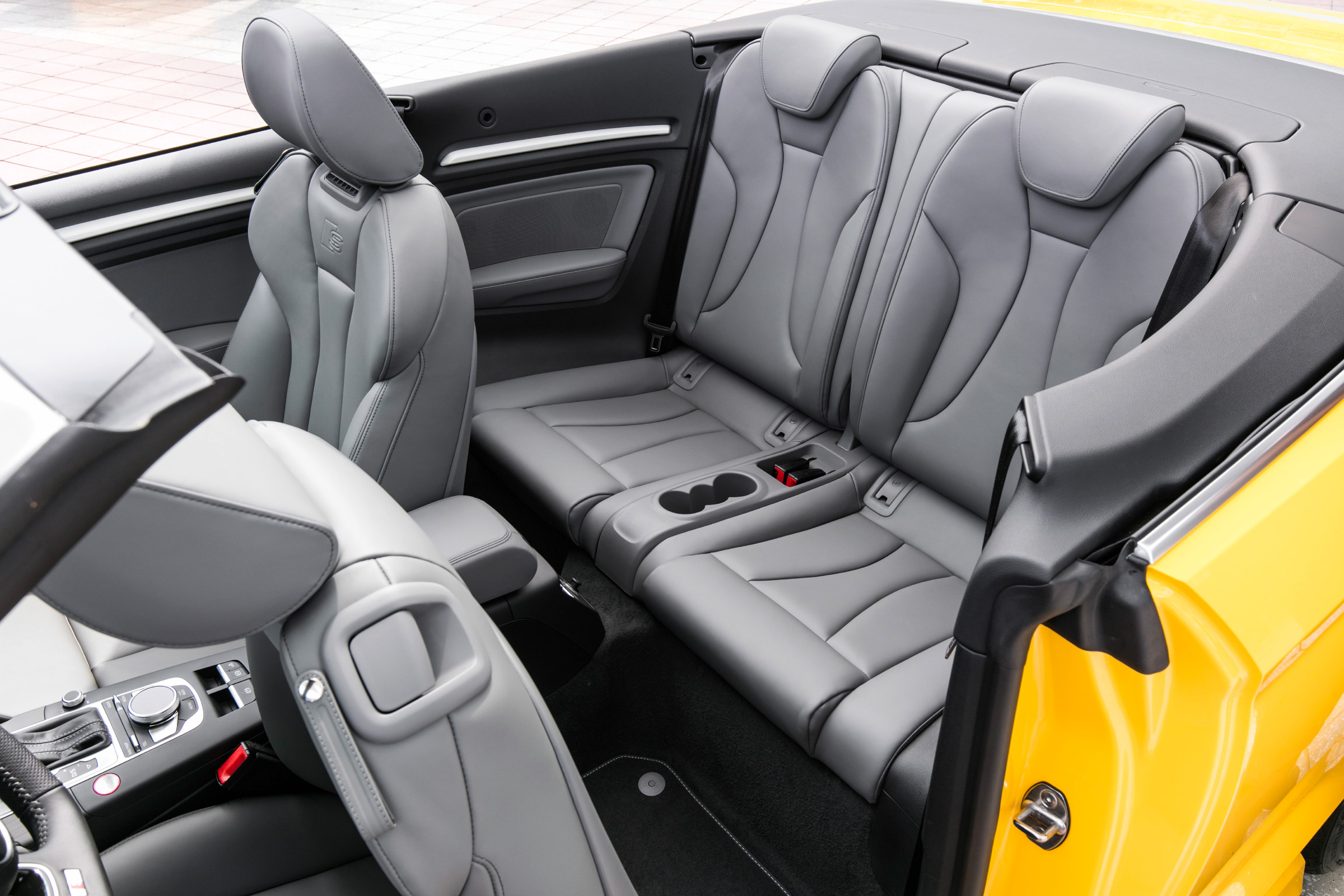 Audi S3 Cabriolet 2016 - rear seats