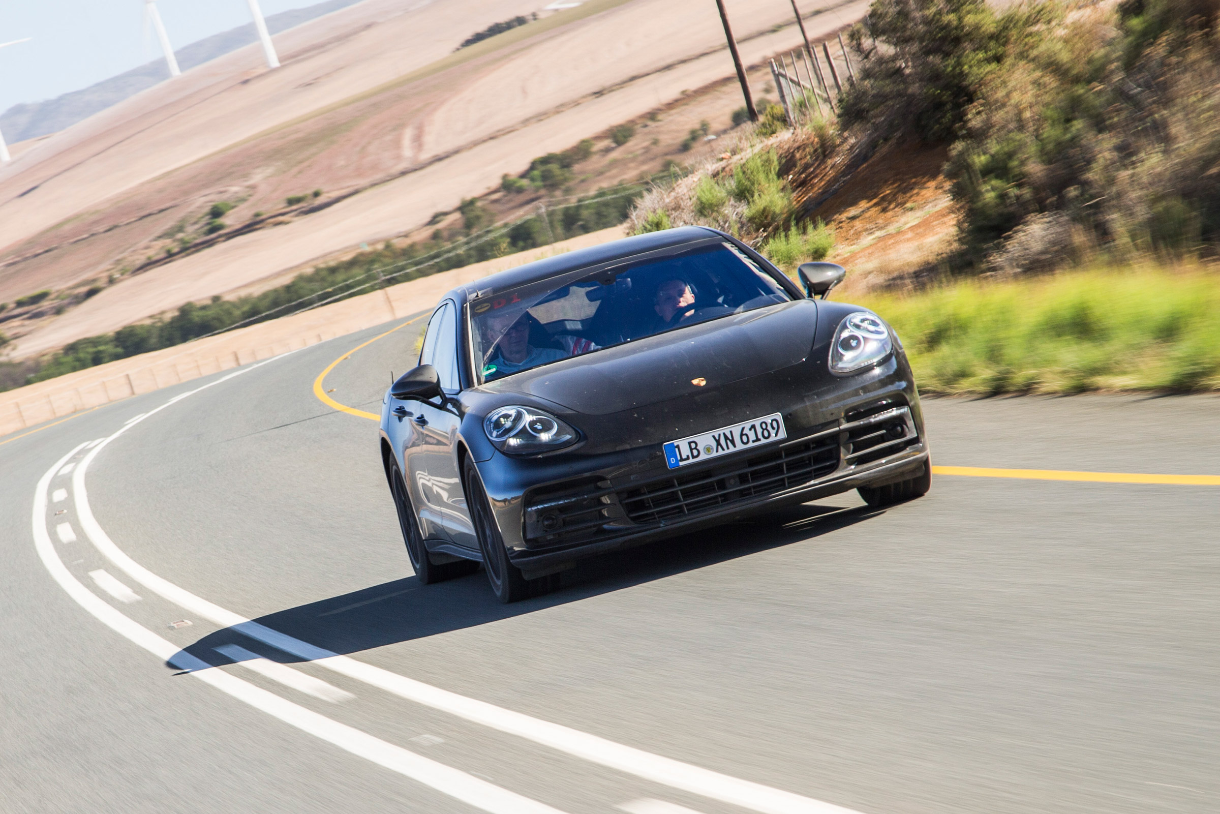 Porsche Panamera ride - front panning