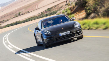 Porsche Panamera ride - front panning