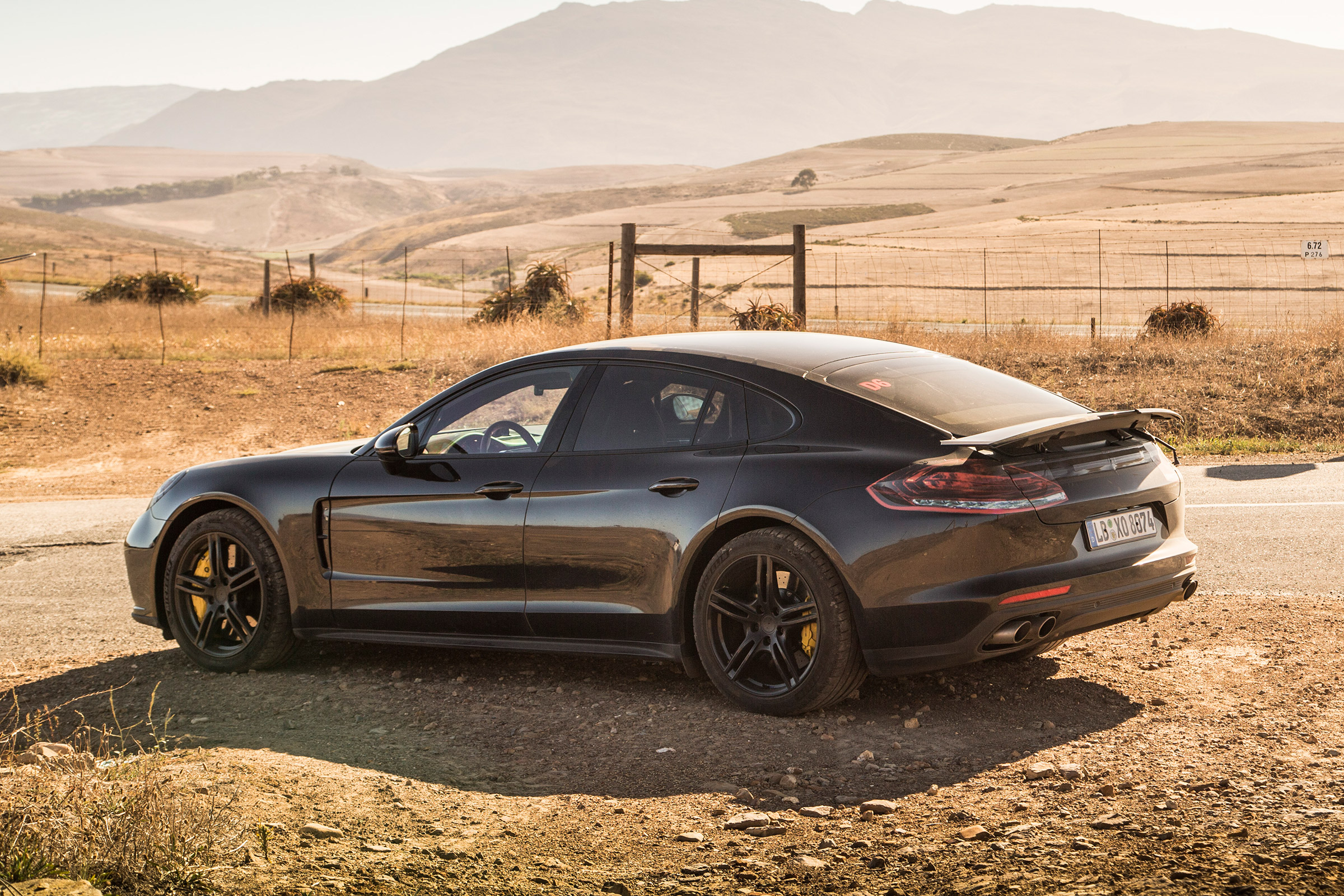 Porsche Panamera ride - side