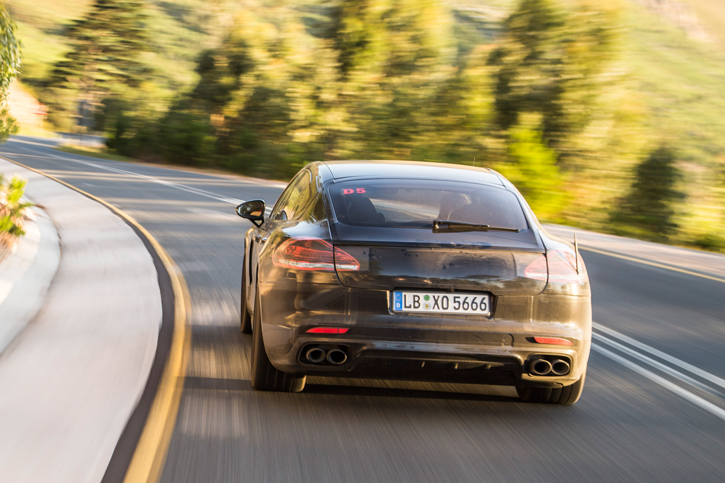 Porsche Panamera ride - rear