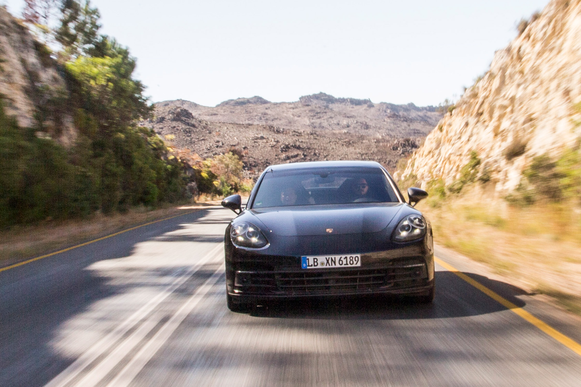 Porsche Panamera ride - full front