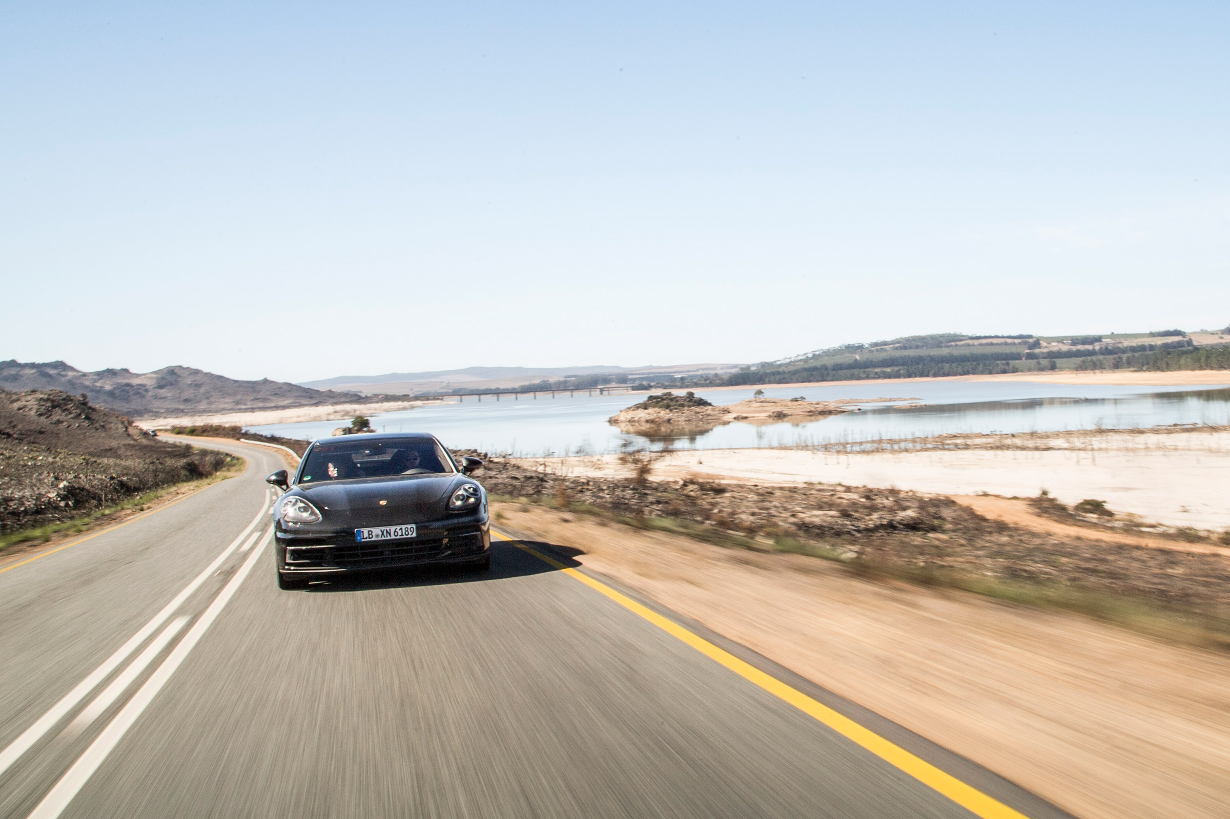 Porsche Panamera ride - full front panning