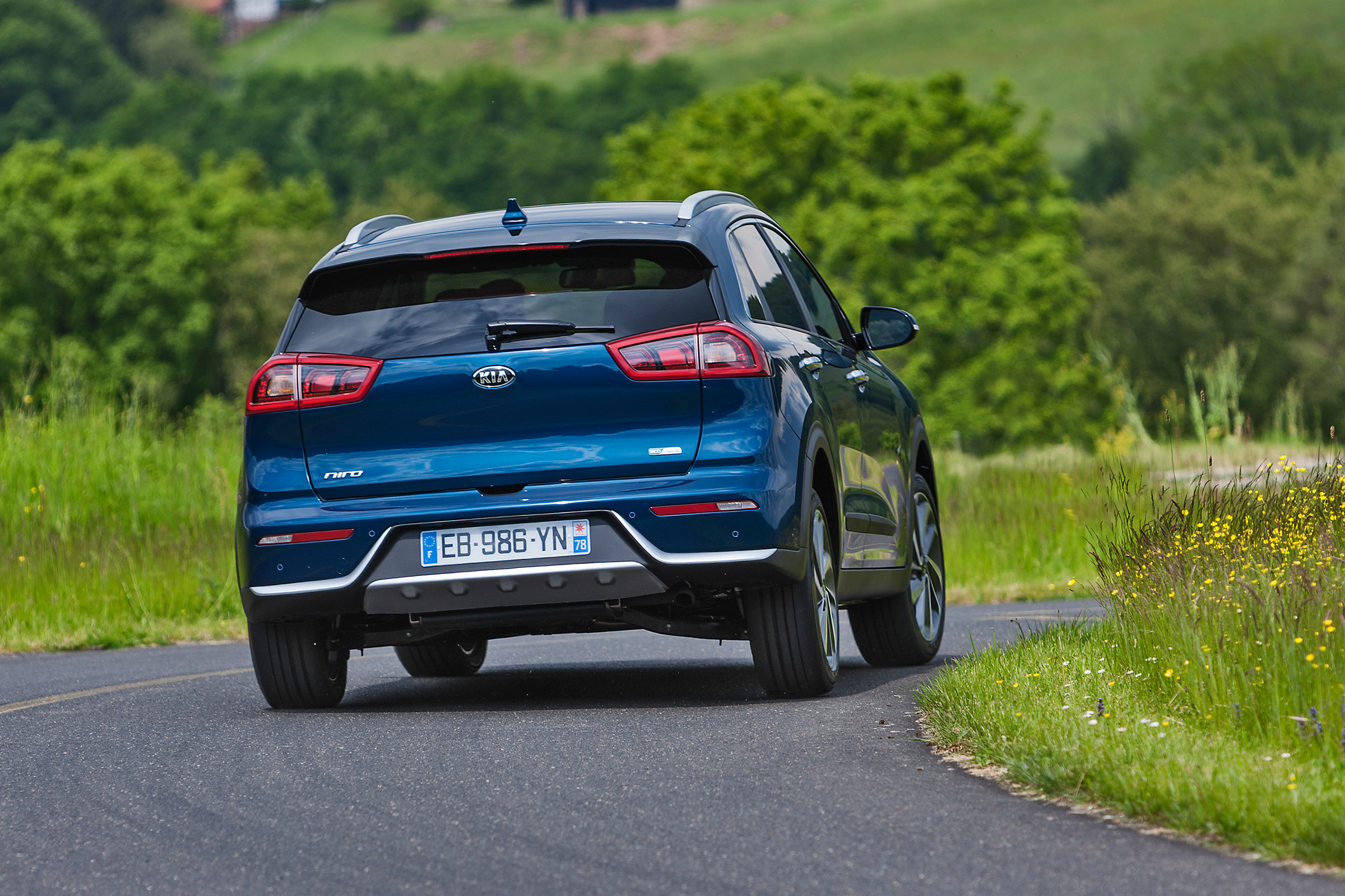 Kia Niro - rear cornering