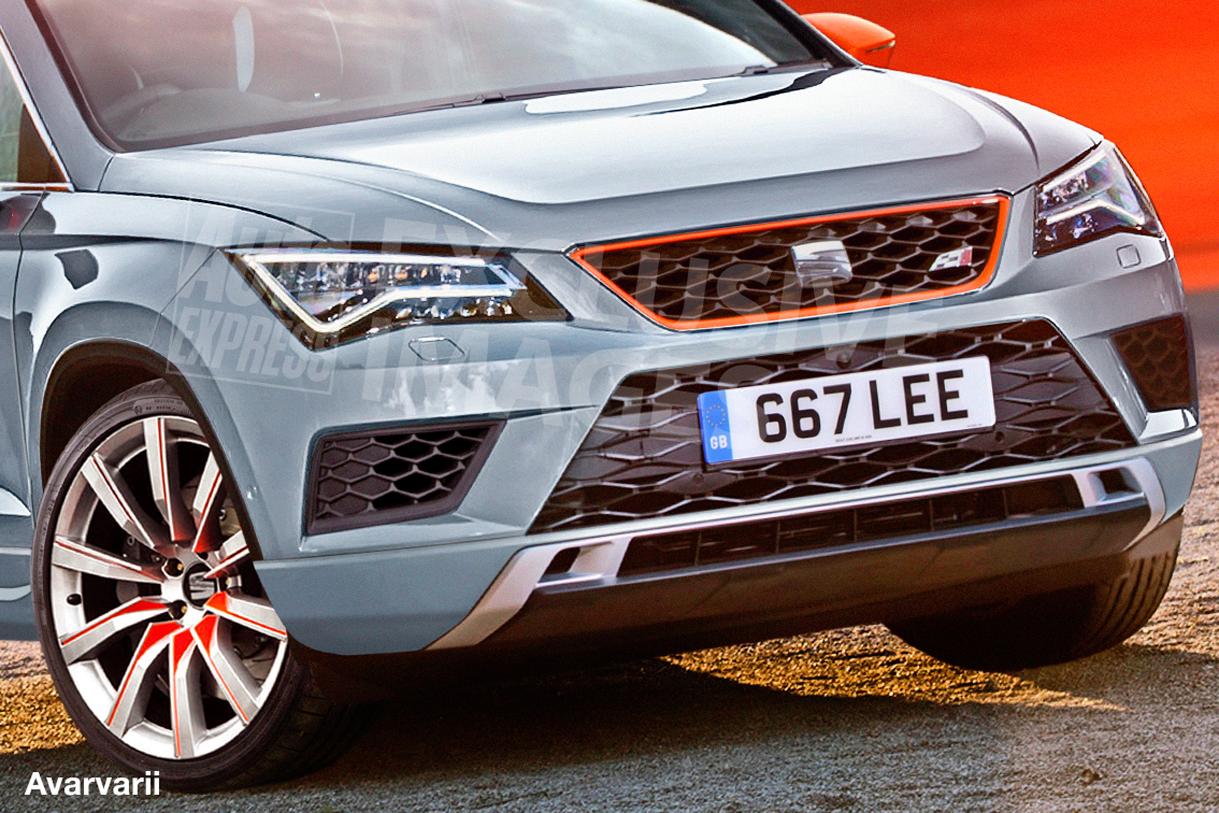 SEAT Ateca Cupra - exclusive pictures front detail