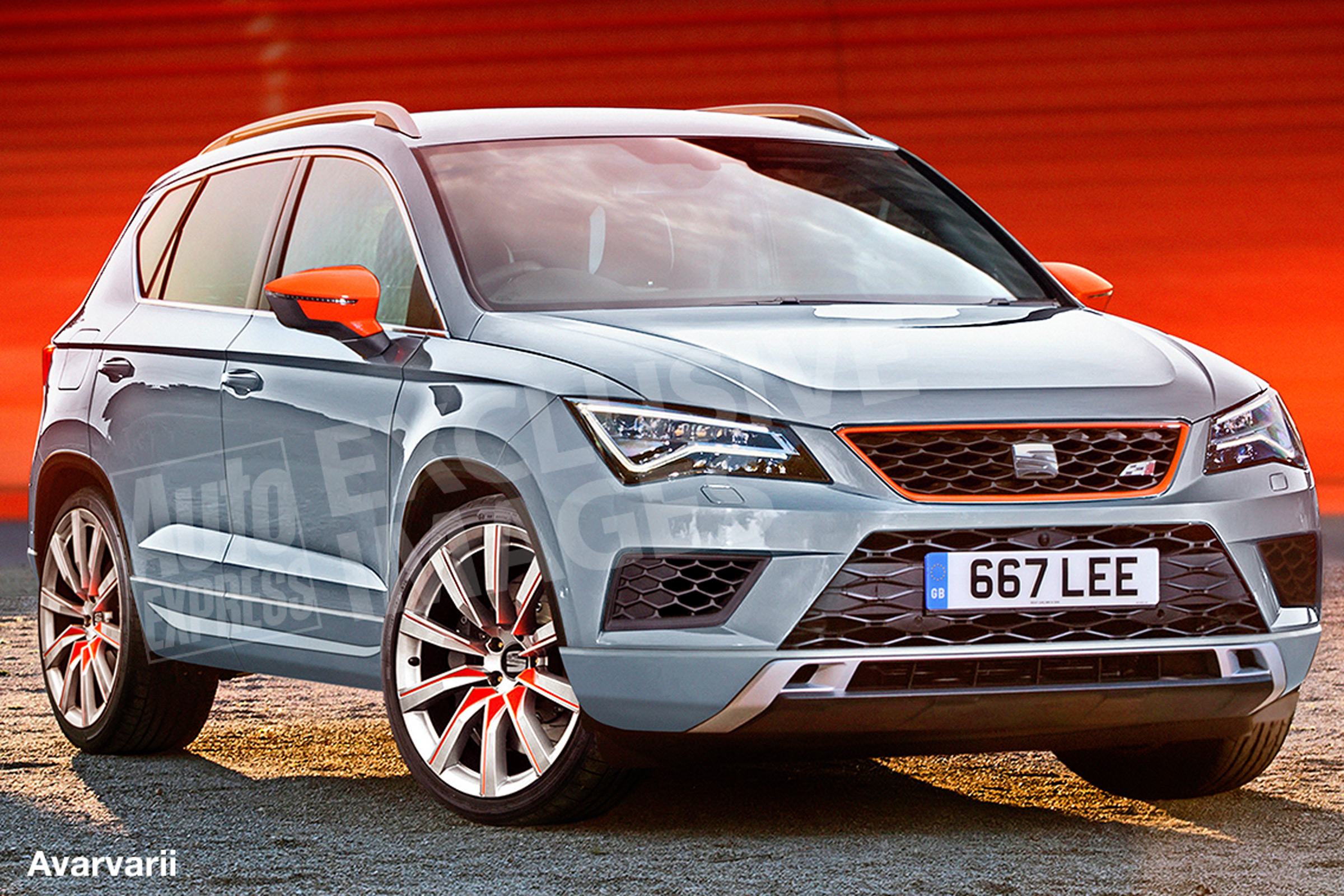 SEAT Ateca Cupra - exclusive pictures front