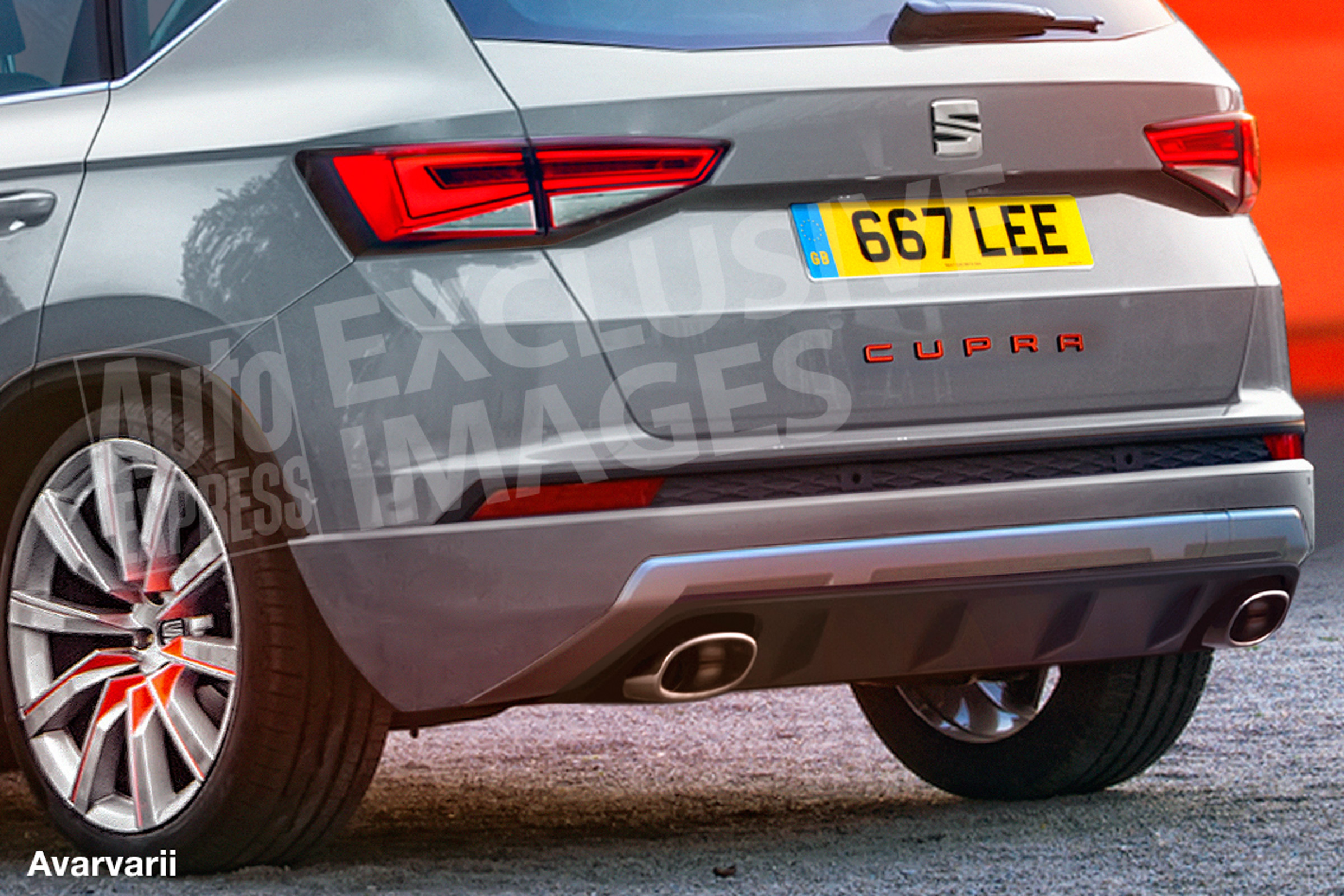 SEAT Ateca Cupra - exclusive pictures rear detail