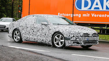 New Audi A8 spies side front