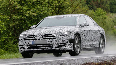 New Audi A8 spies front side rain